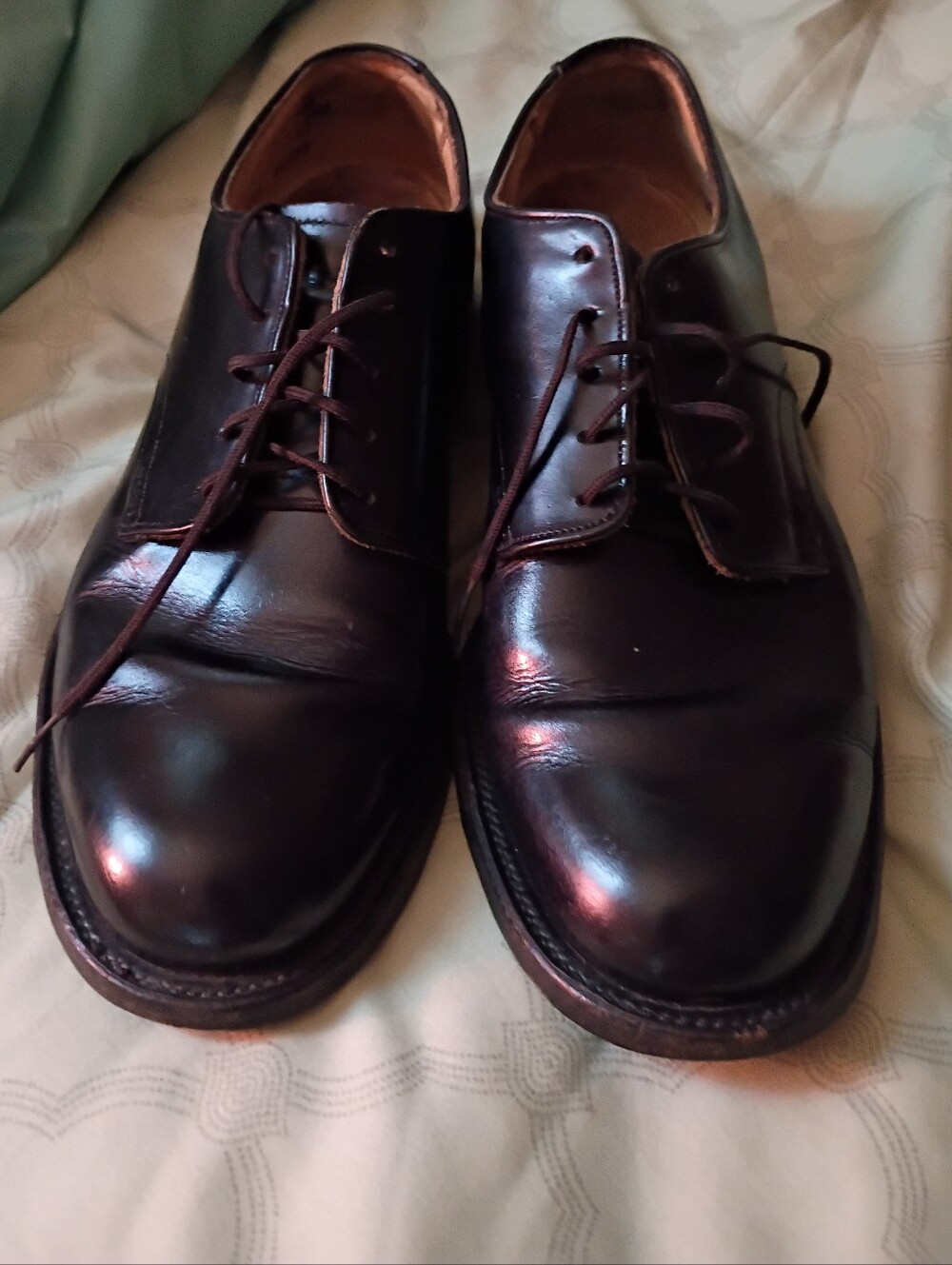Men's Classic Altama Delta Black Leather Derby Shoes - Polished Dress Oxfords